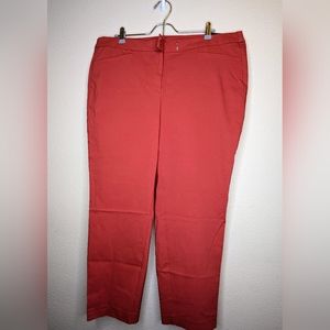 Lane Bryant Coral Ankle Dress Pant
